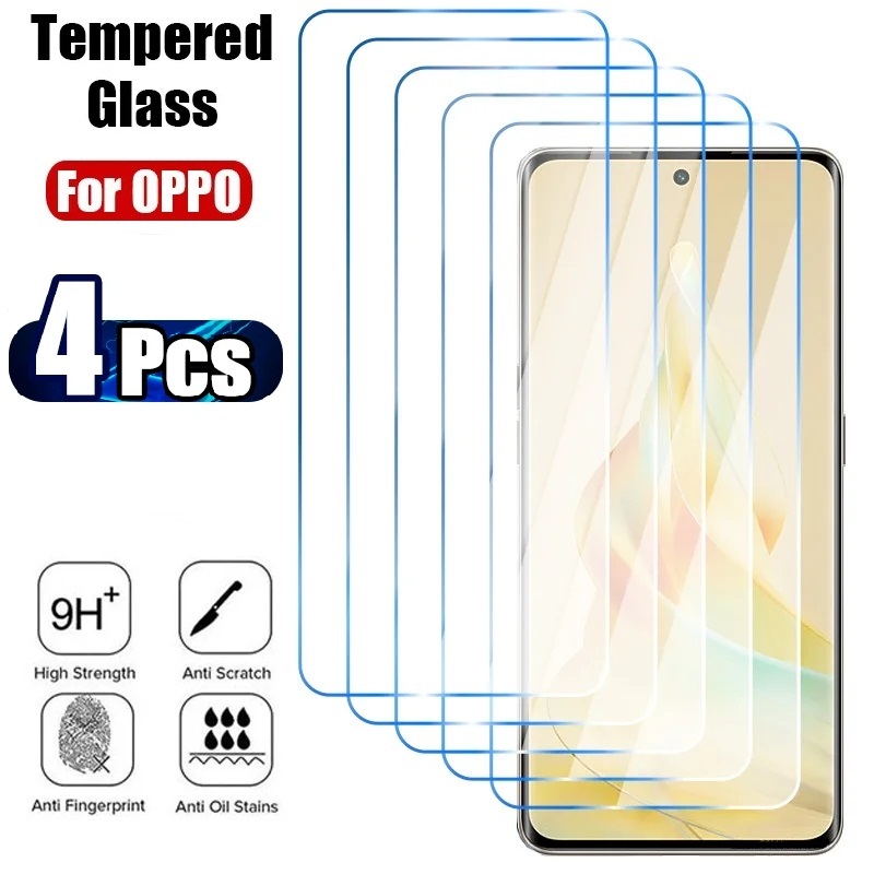 Oppo A78 - 4Pcs Gehärtetem Glas Für Oppo A98