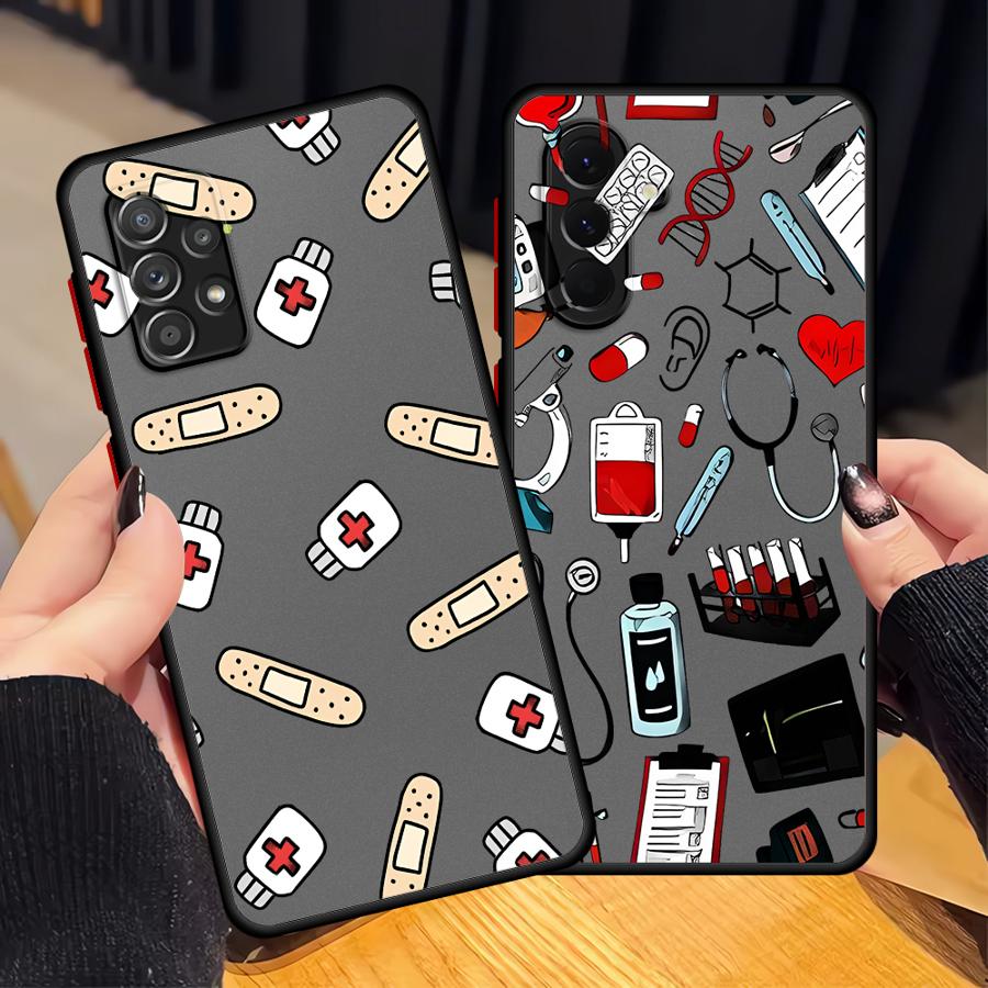 Samsung Galaxy A55 - Coole Krankenschwester-Medizintasche für Samsung Galaxy A14