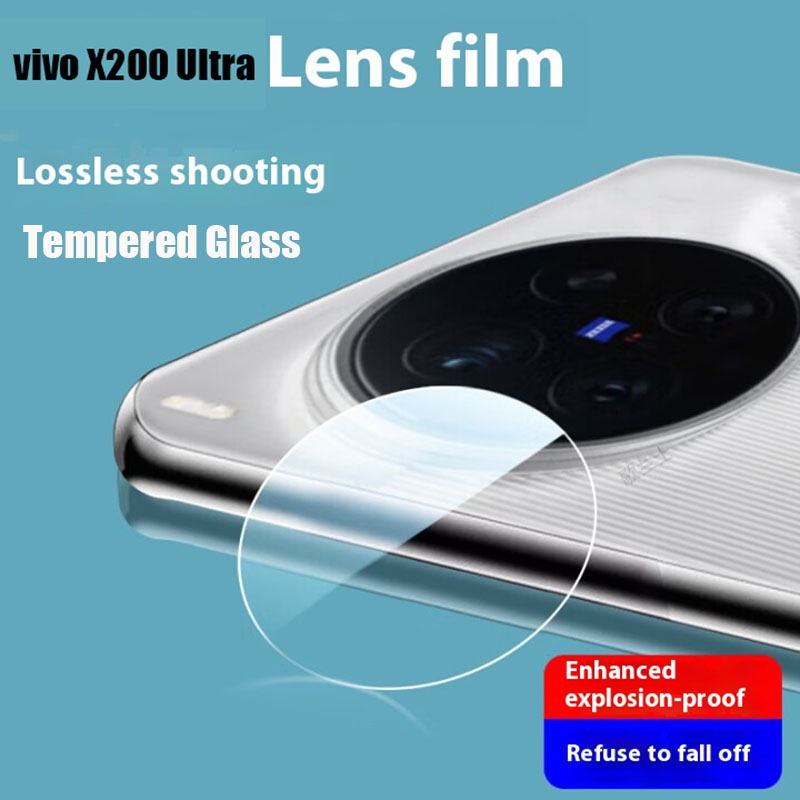 Vivo X200 - 3D-Rückseite aus gehärtetem Glas, Kameraobjektivschutz für