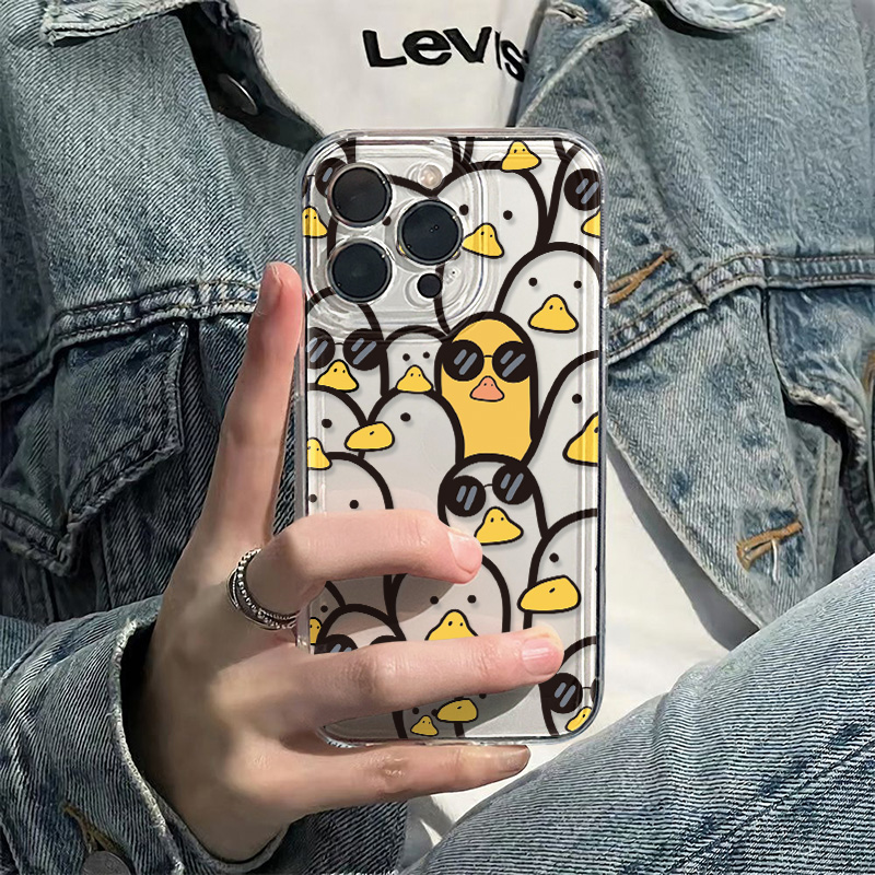 Apple Iphone 15 - Cute Cartoon Duck Case Girls For