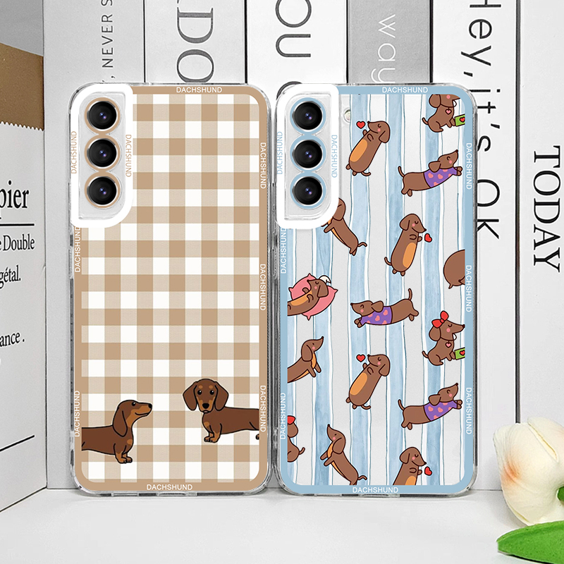 Oppo Reno 12 - Niedliche Tier-Würstchen-Hund Handyhülle für Oppo Reno