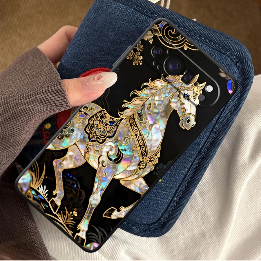 Google Pixel 8A - Lucky Horse Funda Handyhülle für Google