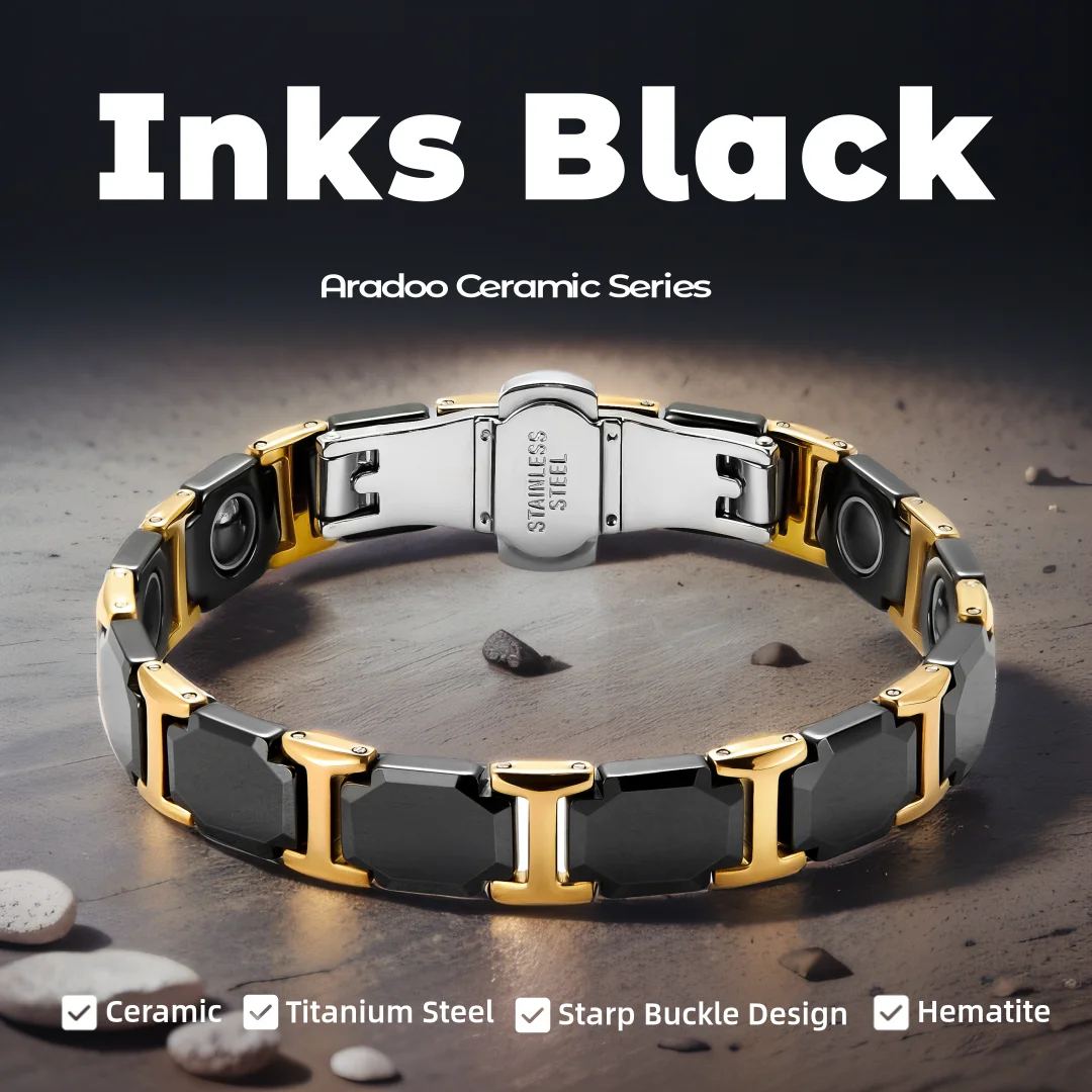 Meditation Headband Eeg - Aradoo Keramik Titan Stahl Energie Armbänder