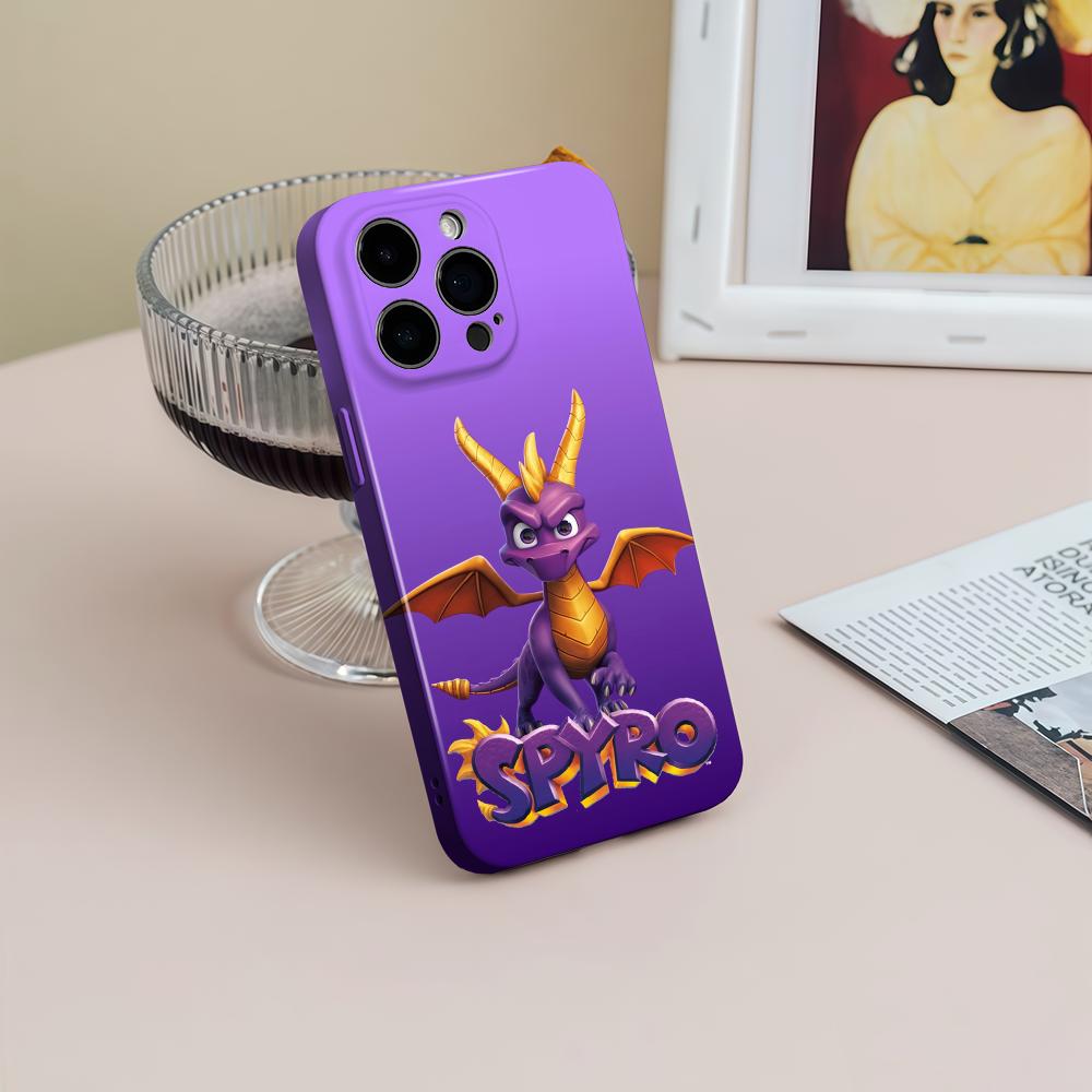 Apple Iphone 15 - Spiel S-Spyro Serie Drachen Handyhülle für