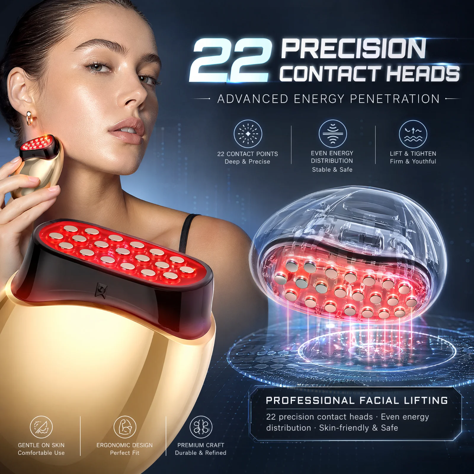 Kollagen-Schönheitsgerät Gesic – Galvanic Skin Sensor Bewertung und Preis