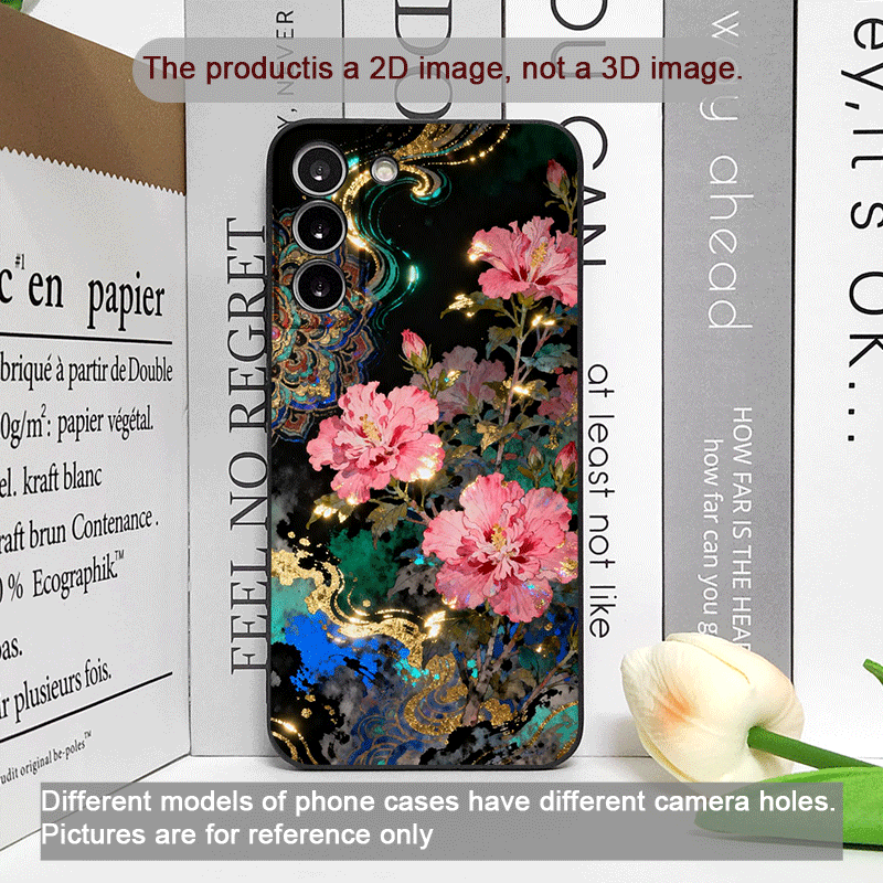 Retro Blumen Hibiskus Goldene  – Oppo Reno 12 Bewertung und Preis