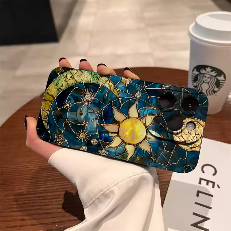 Ästhetische Sonne-Mond-Print H – Samsung Galaxy S25 Bewertung und Preis