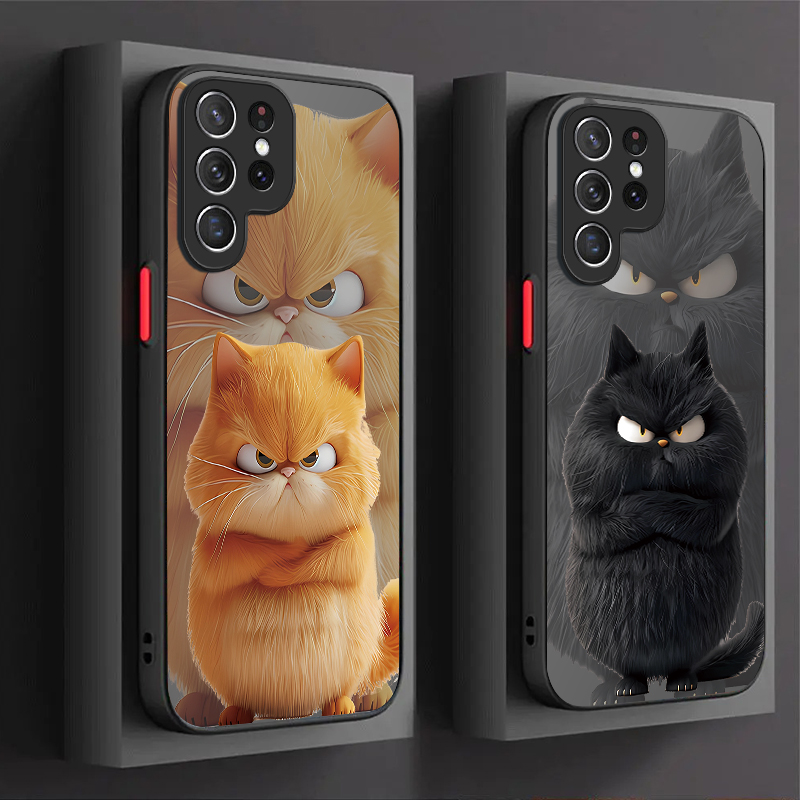 Angry Cat Paar-Style Hülle für – Samsung Galaxy A55 Bewertung und Preis