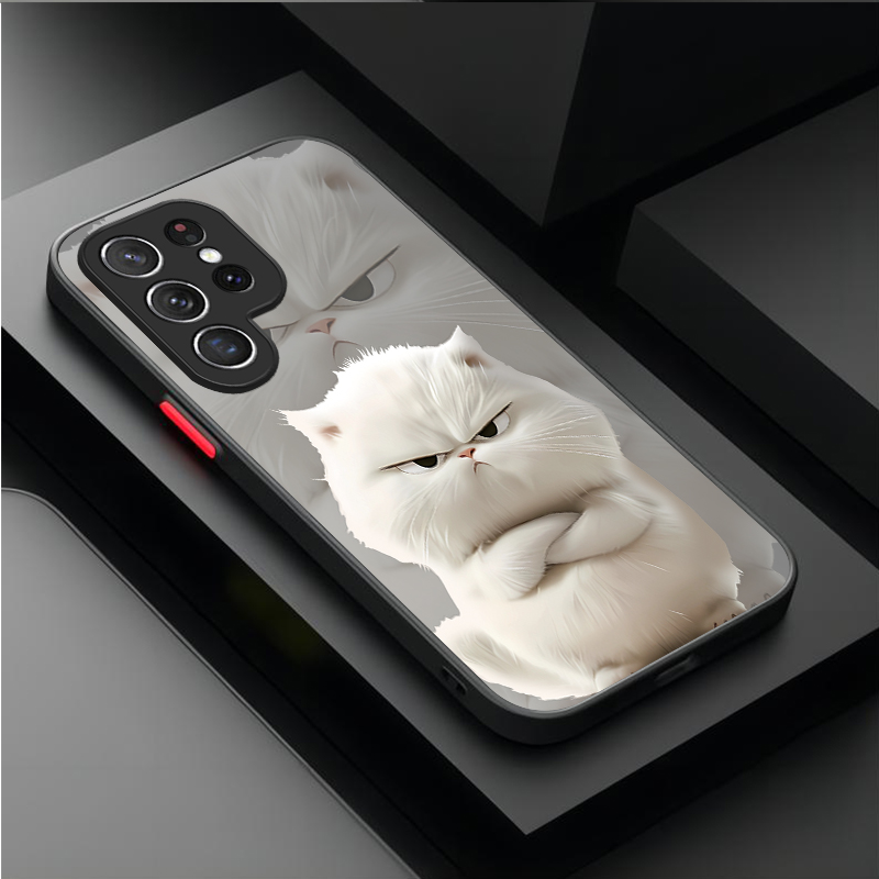 Angry Cat Paar-Style Hülle für – Samsung Galaxy A55 Bewertung und Preis
