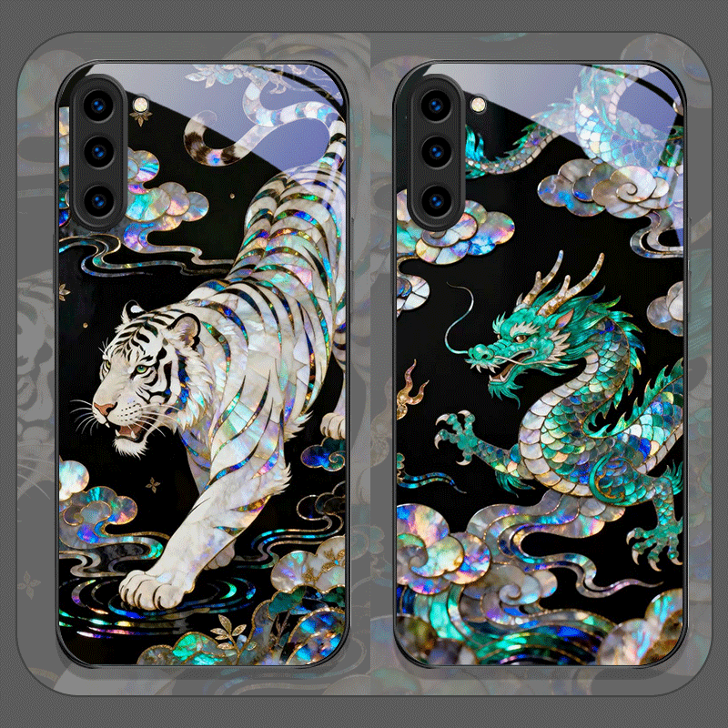 Stilvolle Tiger-Drachen-Marmor – Samsung Galaxy S25 Bewertung und Preis