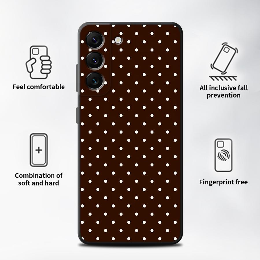 Retro Polka Dots Hülle für Sam – Samsung Galaxy A55 Bewertung und Preis